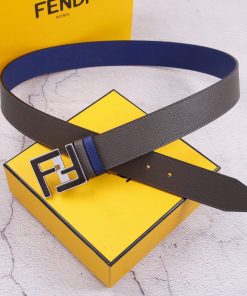 Fendi Belt With Double F Buckle Black For Women, Women Belt