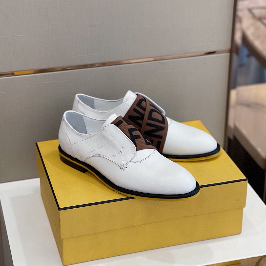Fendi Force White/Brown Shoes For Men