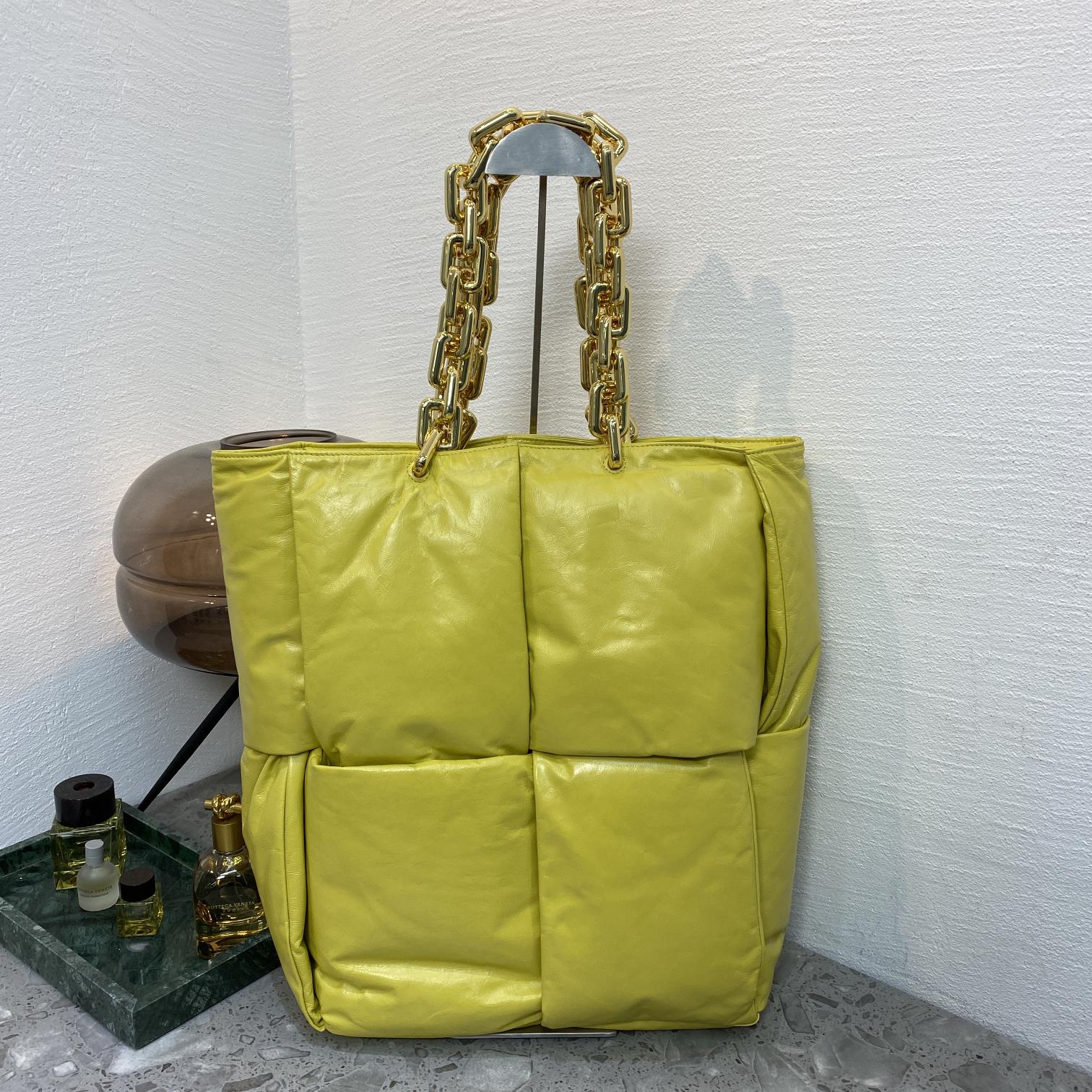 Bottega Veneta Handle Bag Yellow, For Women, Women’s Bags 15.8in/40cm