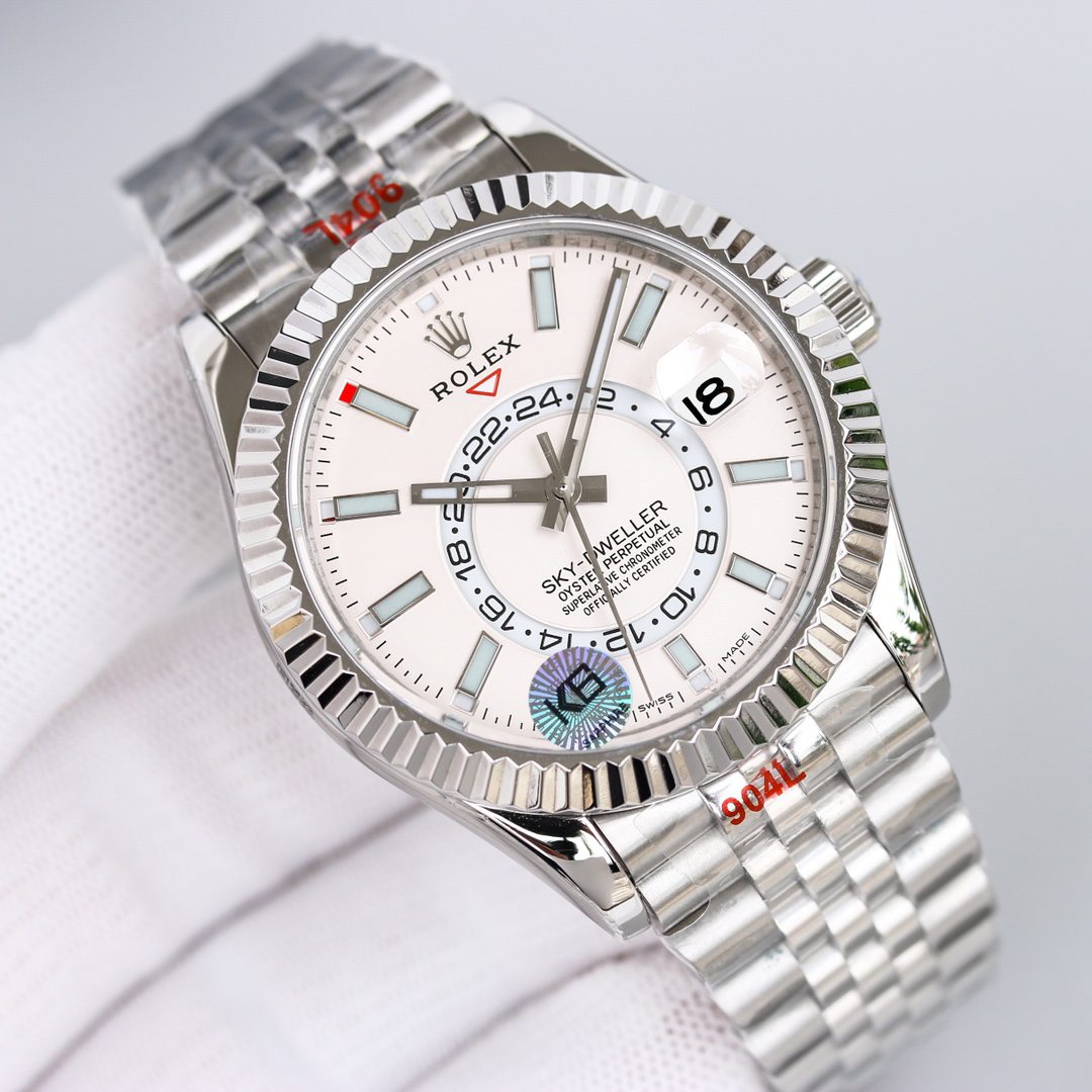 Rolex Sky – Dweller 42mm Silver Toned For Men 326934