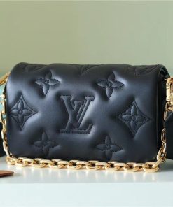Louis Vuitton Wallet On Strap Bubblegram Monogram In Wallets and Small Leather Goods For Women M81398 7.9in/20cm LV M81398