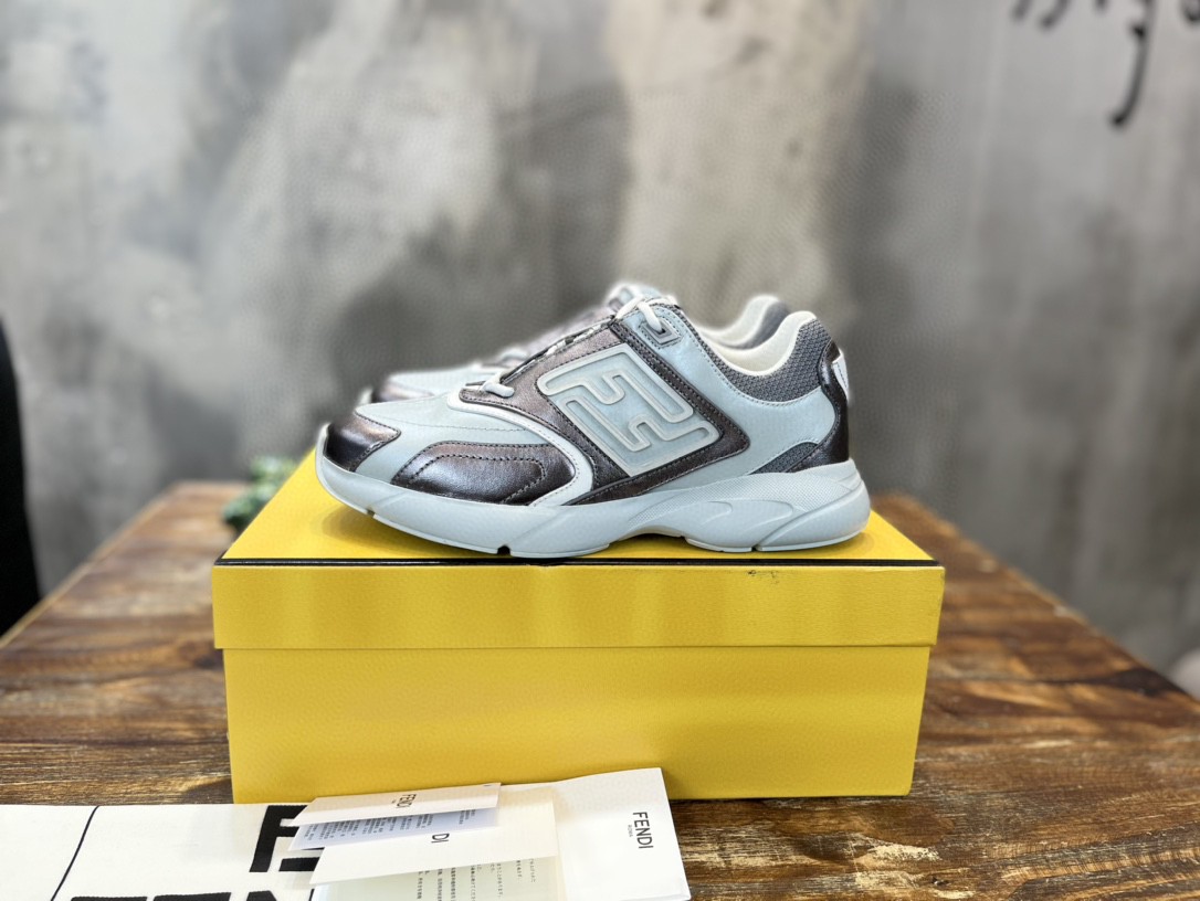 Fendi Nubuck Faster Light Blue For Men