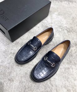 Christian Dior Loafer With Horsebit Black For Men CD