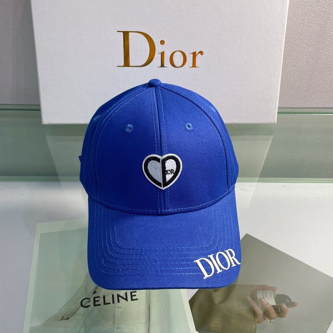 Christian Dior Jack Dior Baseball Cap In Blue