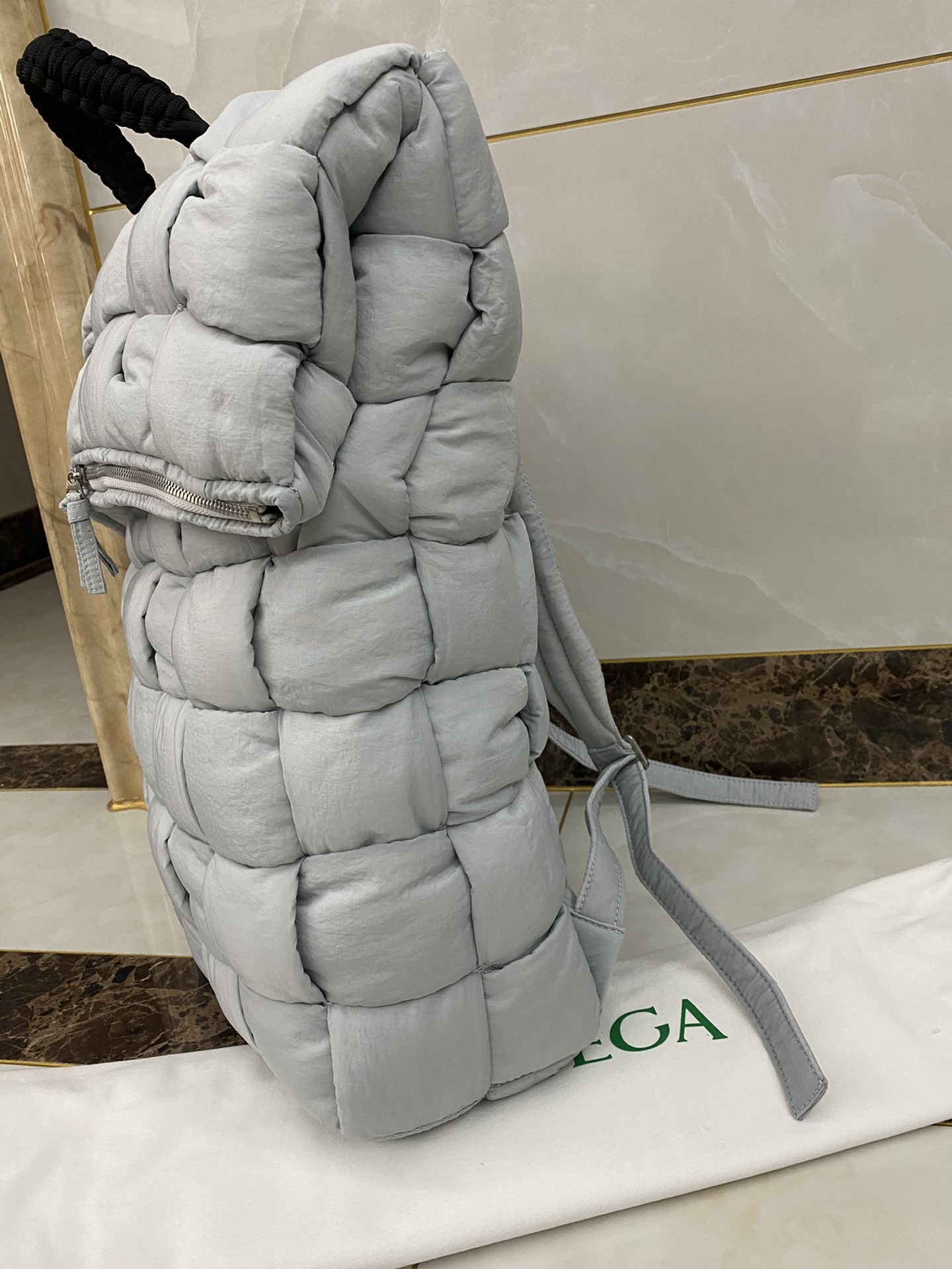 Bottega Veneta Padded Backpack White, For Women, Women’s Bags 20.5in/52cm