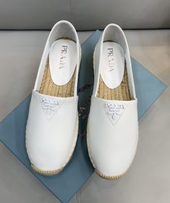 Prada Nappa Espadrilles White For Women 0.8in/20mm Prada 1S871M_79N_F0009_F_020