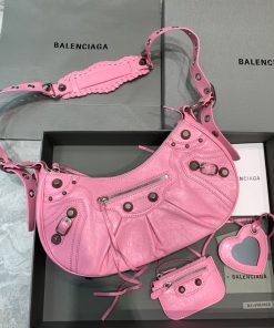 BALENCIAGA Le Cagole XS Shoulder Bag In Pink, For Women, Women’s Bags 13in/33cm