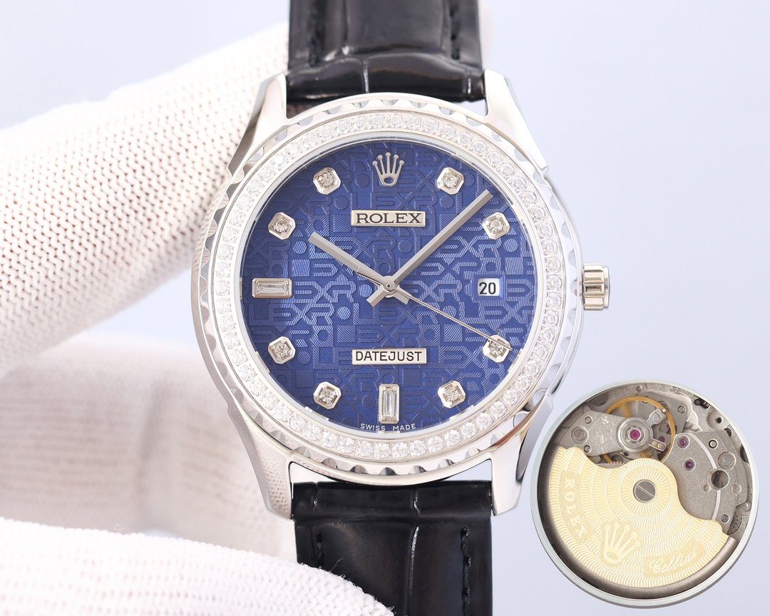 Rolex Datejust 41mm Silver Toned For Men