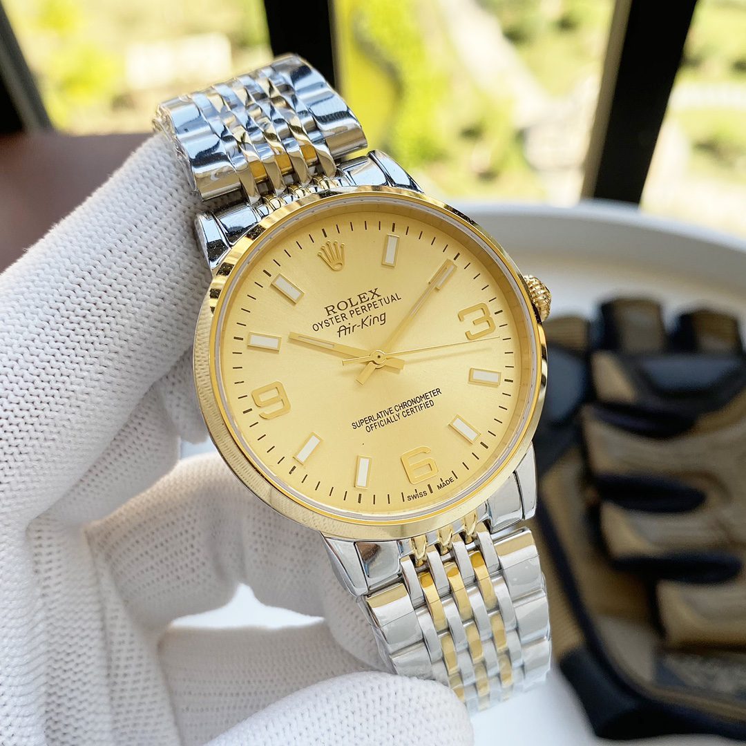 Rolex Explorer 42mm Gold/Silver Toned For Men