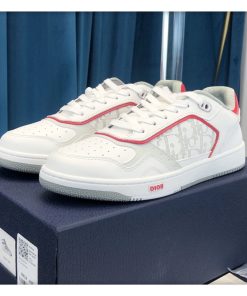 Christian Dior B27 Low-Top Sneaker White/Red For Men CD