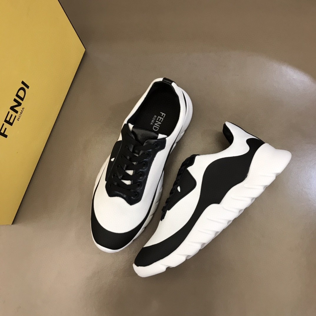Fendi Force Black/White Sneakers For Men