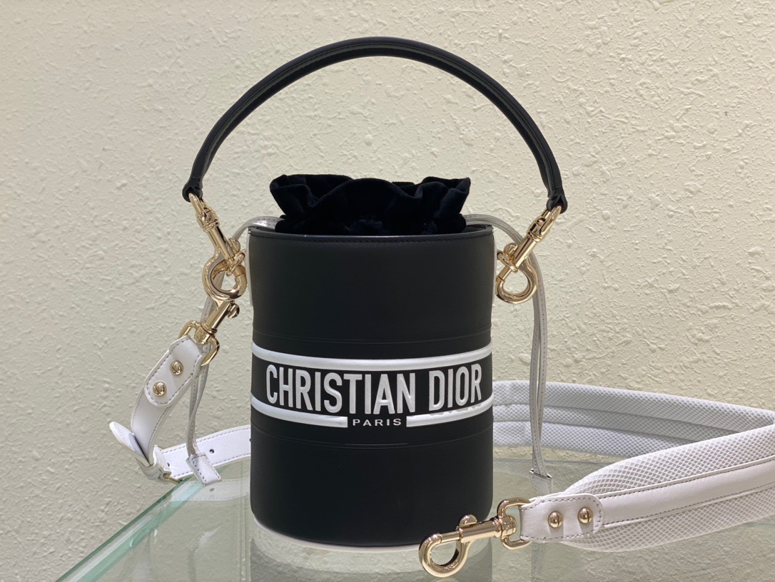 Christian Dior Small Dior Vibe Bucket Bag Black, For Women, Women’s Handbags 5.5in/14cm CD M8703OOBR_M928