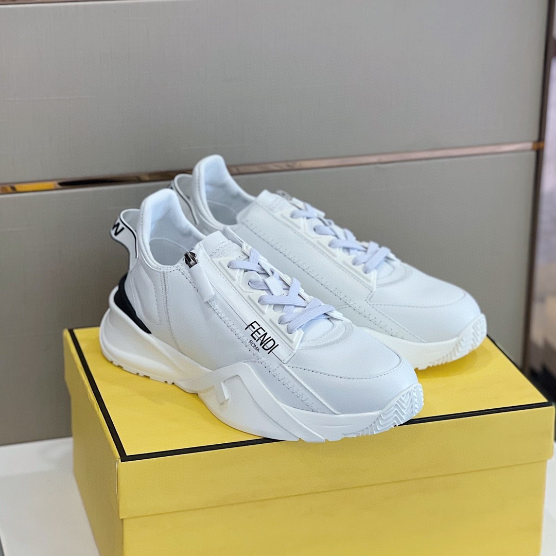 Fendi Flow Sneakers White For Men