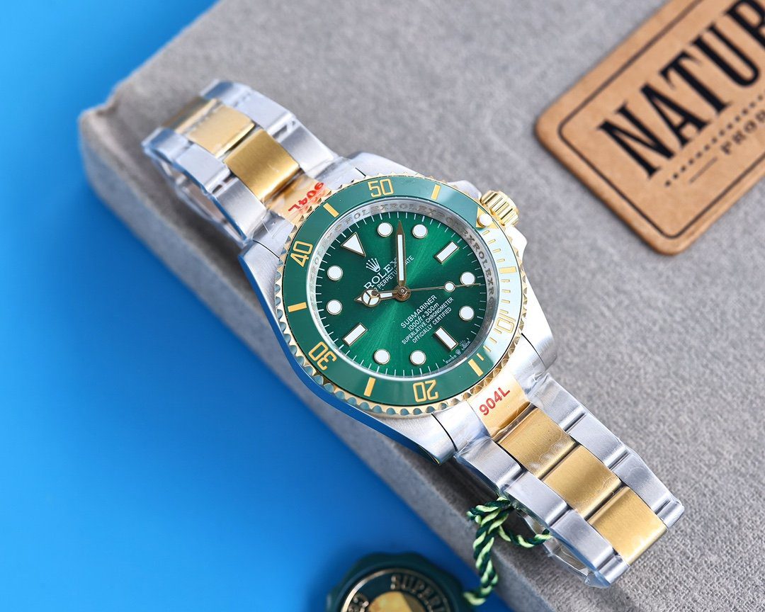 Rolex Submariner Date 41mm Silver Toned For Men