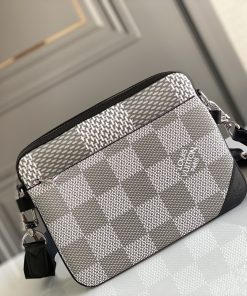 Louis Vuitton Trio Messenger Damier Graphite Plaster For Men, Men’s Bags, Shoulder And Crossbody Bags 9.8in/25cm LV