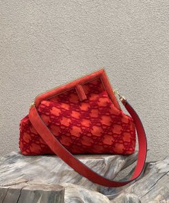 Fendi First Medium Red Bag For Woman 32.5cm/13in