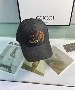 GUCCI Canvas Baseball Cap Black