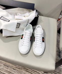 Gucci Women’s Ace Sneaker With Bee White For Women Gucci 431942 02JP0 9064