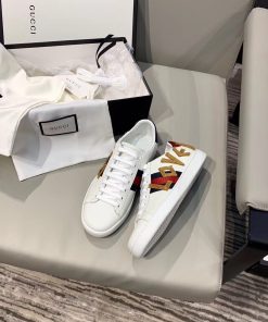 Gucci Women’s Ace Sneaker With Love White For Women GG