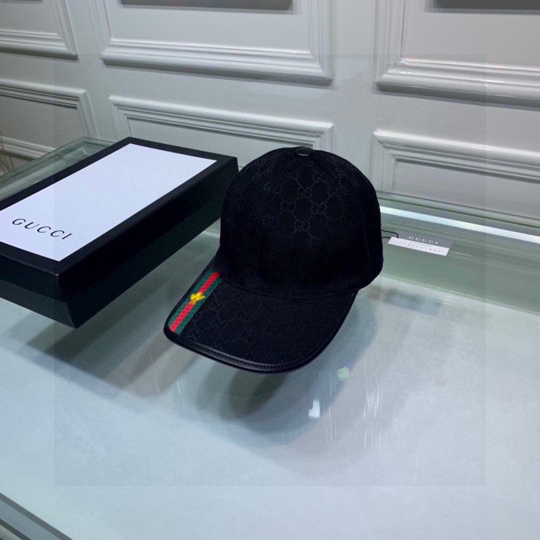 GUCCI Baseball Hat Black Gucci Hat