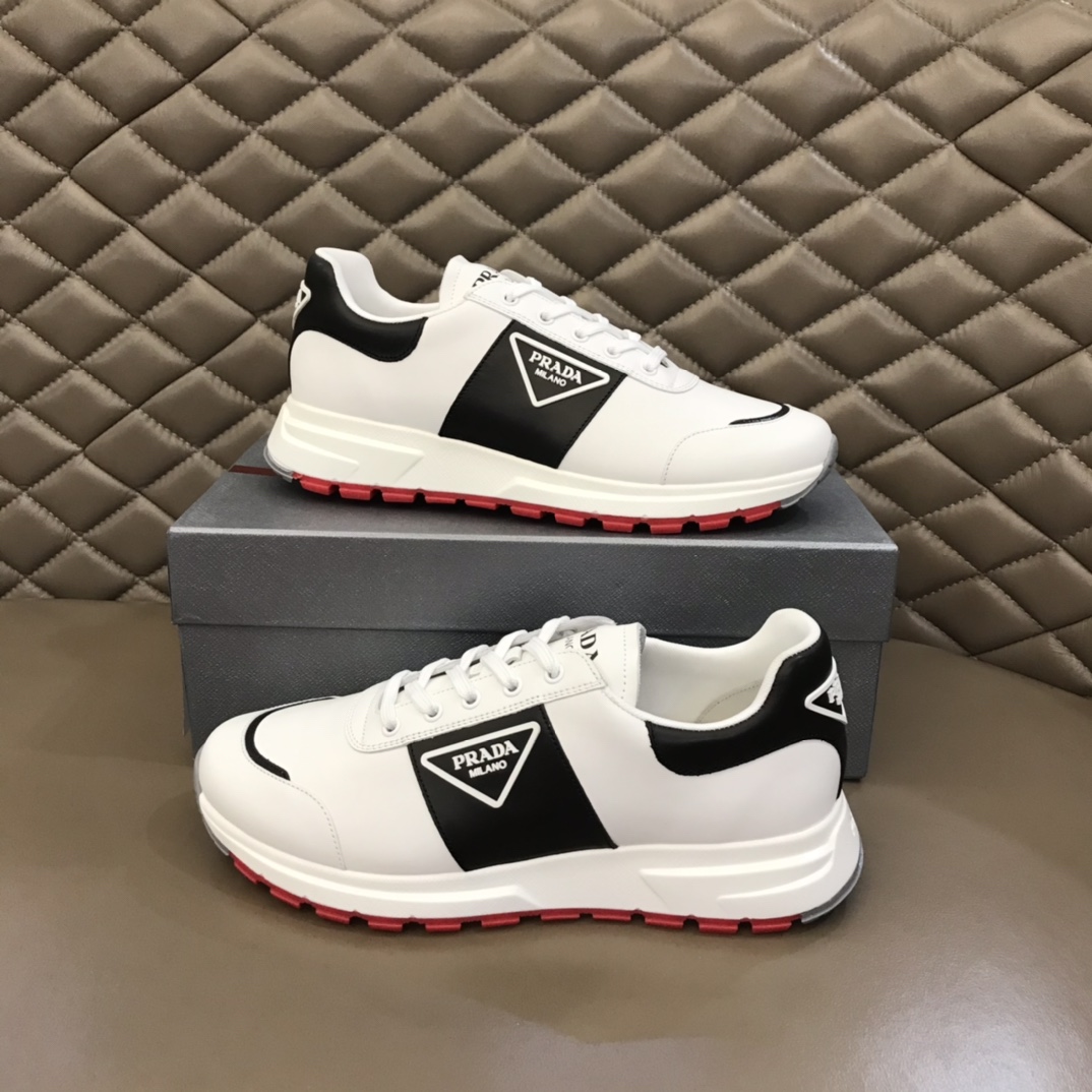 Prada Sneakers White/Black For Men 1.6in/40mm Prada