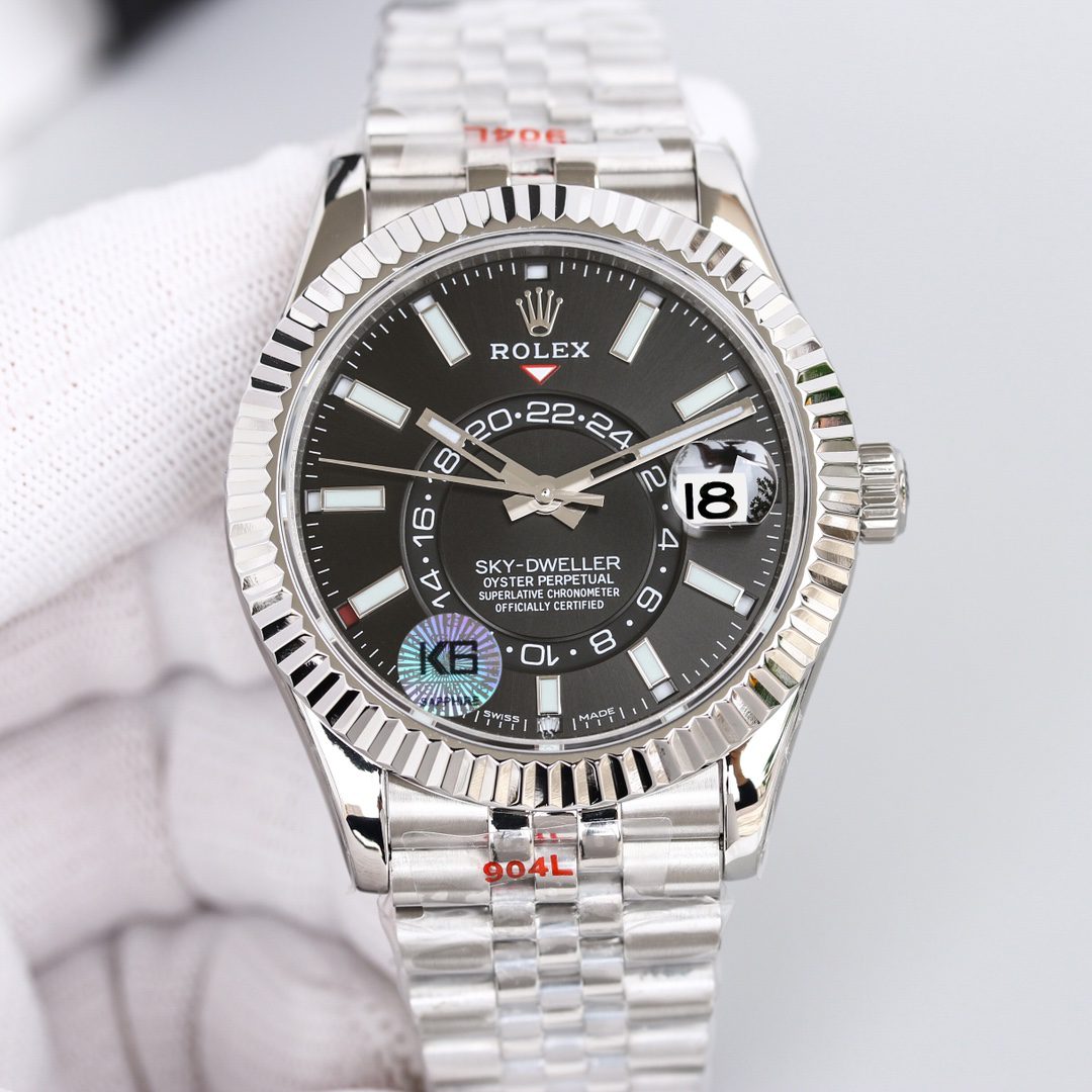 Rolex Sky – Dweller 42mm Silver Toned For Men 326934