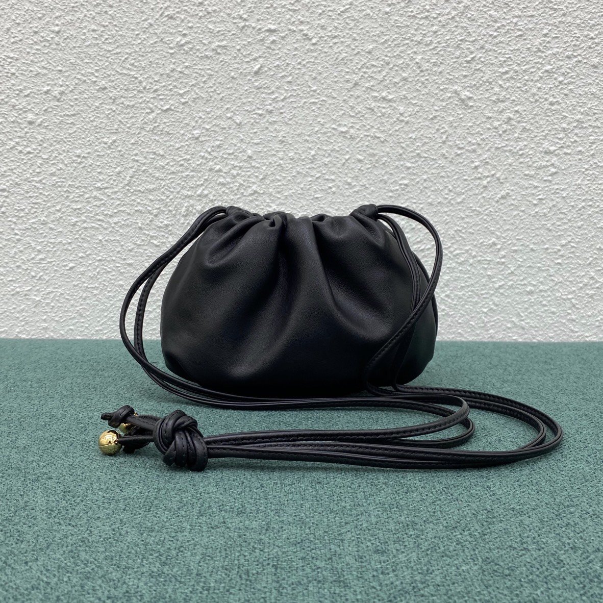Bottega Veneta Mini Pouch Black, For Women, Women’s Bags 7.8in/20cm