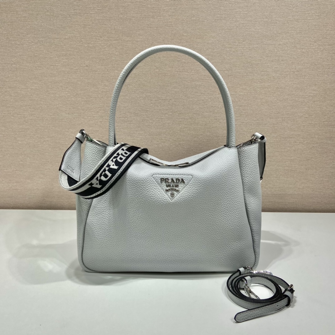 Prada Large Handbag Grey For Women, Women’s Bags 12.6in/32cm