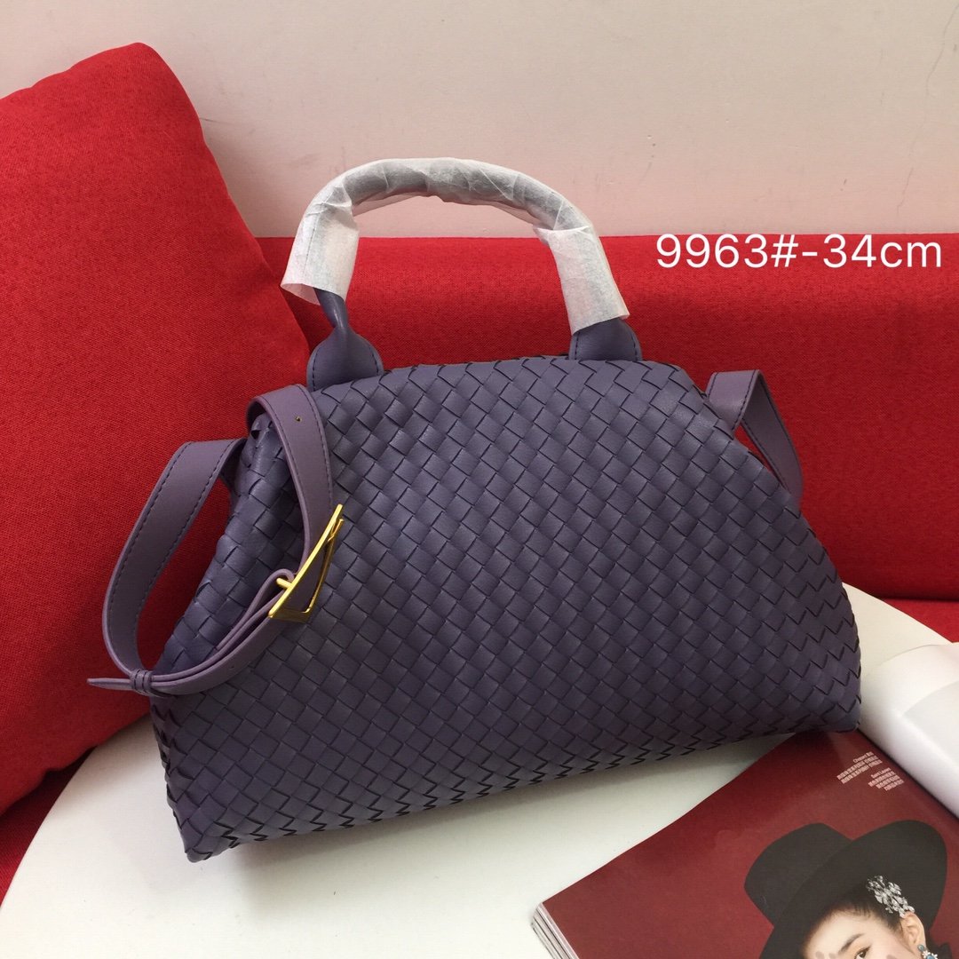 Bottega Veneta Handle Violet, For Women, Women’s Bags 13.4in/34cm