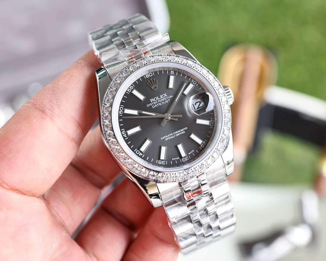 Rolex Datejust 36mm Silver Toned For Men