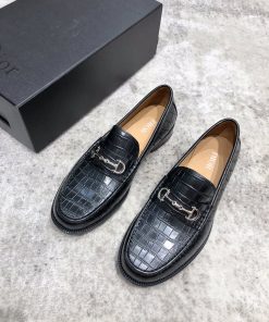 Christian Dior Loafer With Horsebit Black For Men CD