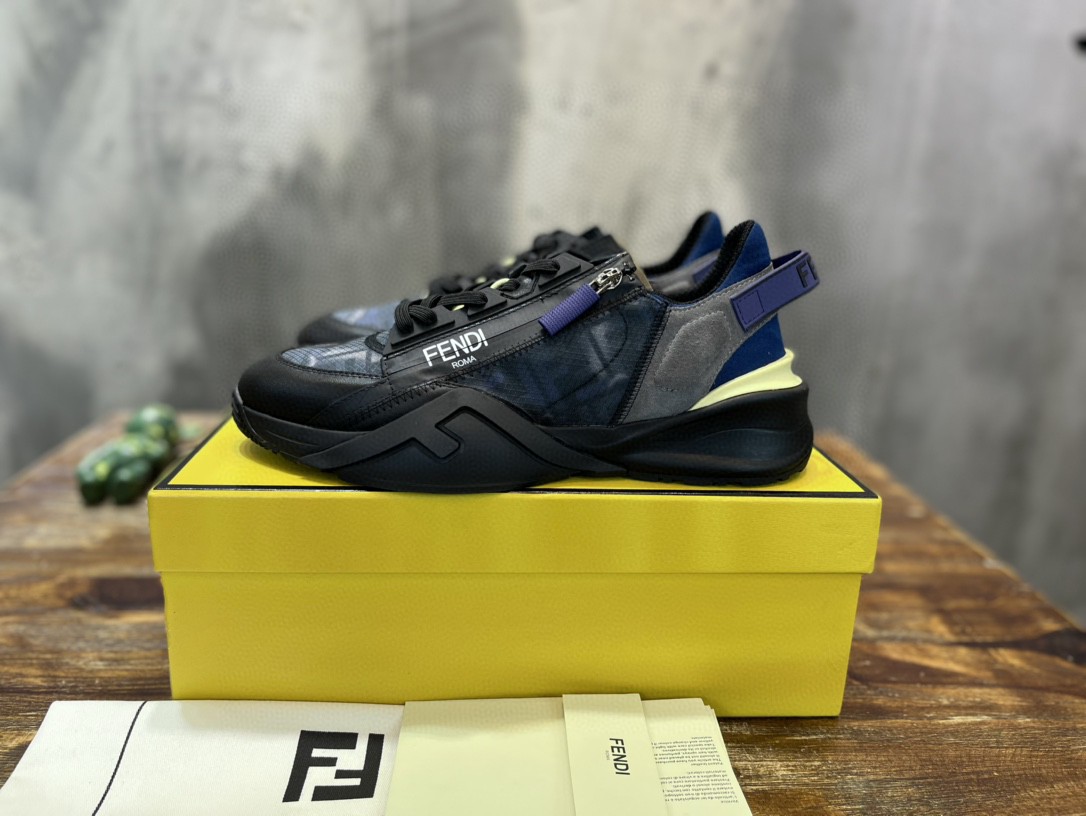 Fendi Flow Sneakers Multicolor For Men