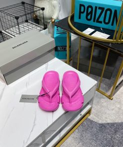 Balenciaga Slide Sandal Pink For Women