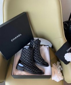 Chanel Lace-Ups Black For Women, Women’s Shoes
