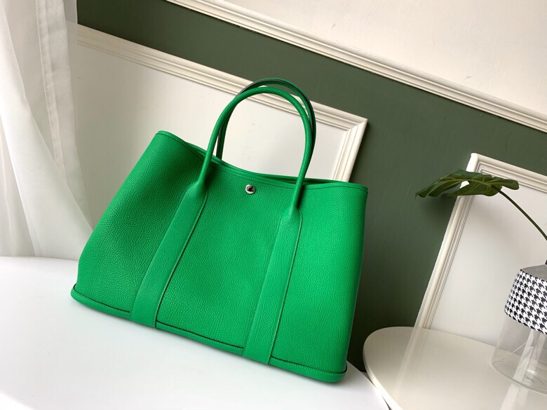 Hermes Garden Party 36 Bag Green For Women, Women’s Handbags, Shoulder Bags 14.2in/36cm