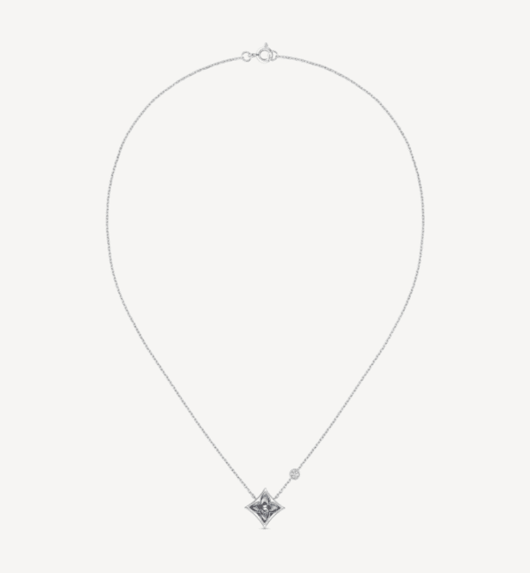 Louis Vuitton Color Blosssom XL Medallion, White Gold