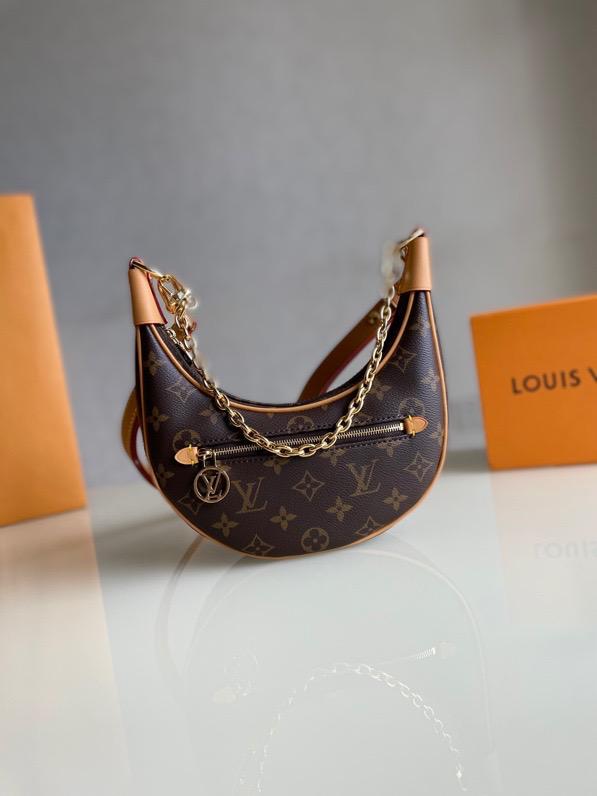 Louis Vuitton Loop Monogram Canvas For Women, Women’s Handbags, Shoulder And Crossbody Bags 9.1in/23cm LV M81098