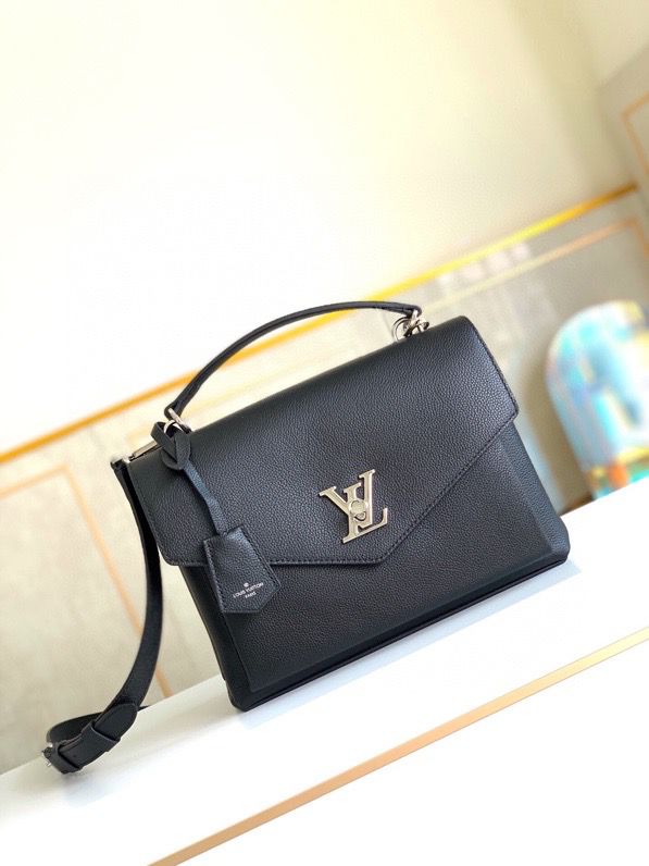 Louis Vuitton Mylockme Satchel Black For Women, Women’s Handbags, Shoulder And Crossbody Bags 11in/28cm LV M54849