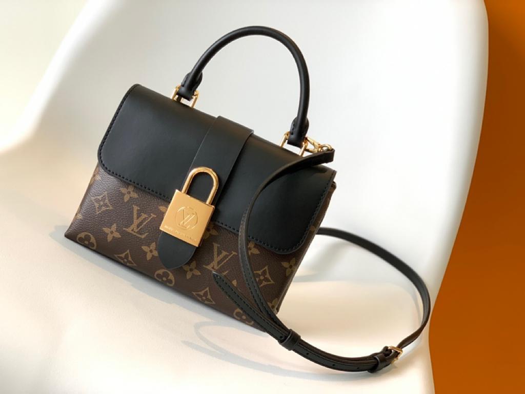 Louis Vuitton Locky BB Monogram Canvas Black For Women, Women’s Handbags, Shoulder And Crossbody Bags 7.9in/20cm LV M44141