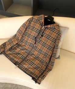 Burberry Reversible Vintage Check Hooded Jacket