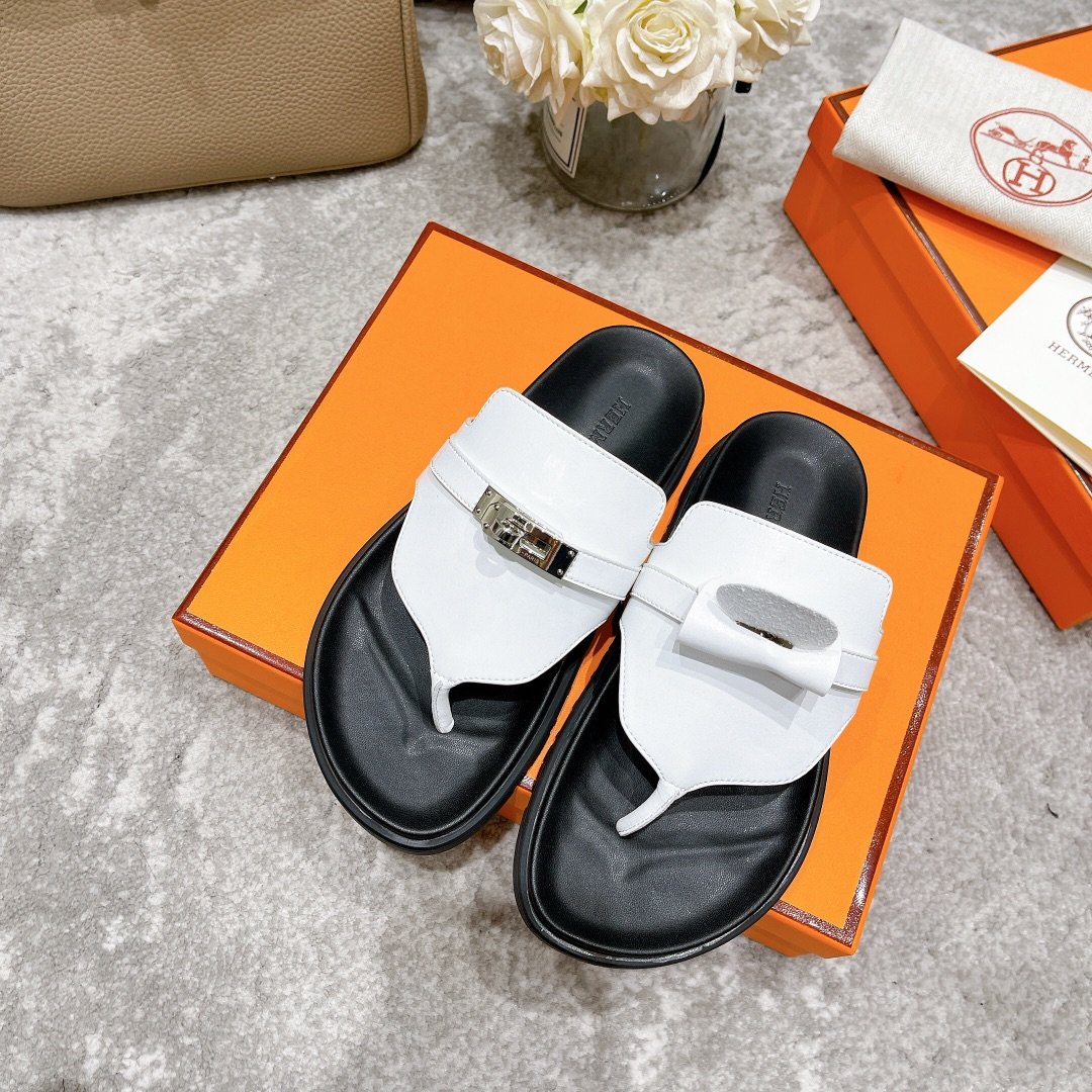 Hermes Empire Sandal White For Women, Women’s Shoes H221074Z 90360