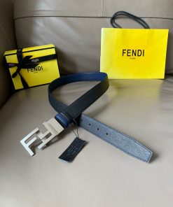 Fendi Belt With Double F Buckle Black For Women, Women Belt