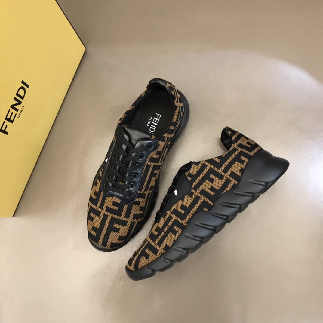 Fendi Force Brown Sneakers For Men