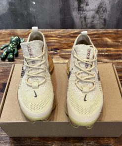 Nike Air Jordan 1 Mid Shoes Beige For Men