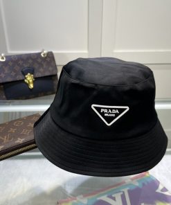 Prada Re-Nylon Bucket Hat Black Prada Hat