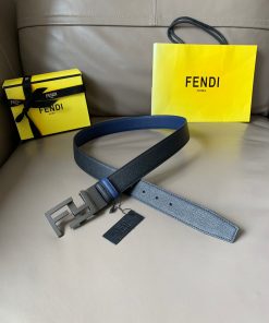 Fendi Belt With Double F Buckle Black For Women, Women Belt