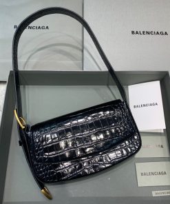 BALENCIAGA Ghost Sling Bag In Black, For Women, Women’s Bags 10in/26cm