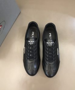 Prada Brushed Sneakers Black For Men PRD