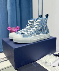 Christian Dior B23 High-Top Sneaker Blue For Men CD