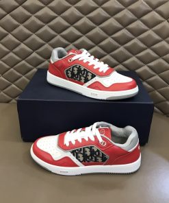 Christian Dior B27 Low-Top Sneaker Red For Men CD 3SN272ZIR_H360